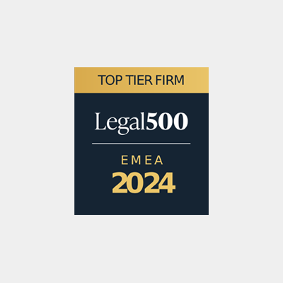 Legal 500 Leading firm 2024